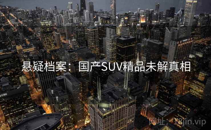 悬疑档案：国产SUV精品未解真相